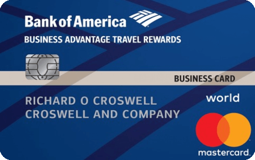 Bank of America® Business Advantage Travel Rewards World Mastercard® credit card – DUPLICATE